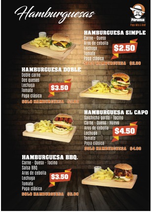 Carta de Papamia Steak House en Quito, Distrito Metropolitano de Quito — página 12